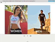 Tablet Screenshot of dropeclothing.com